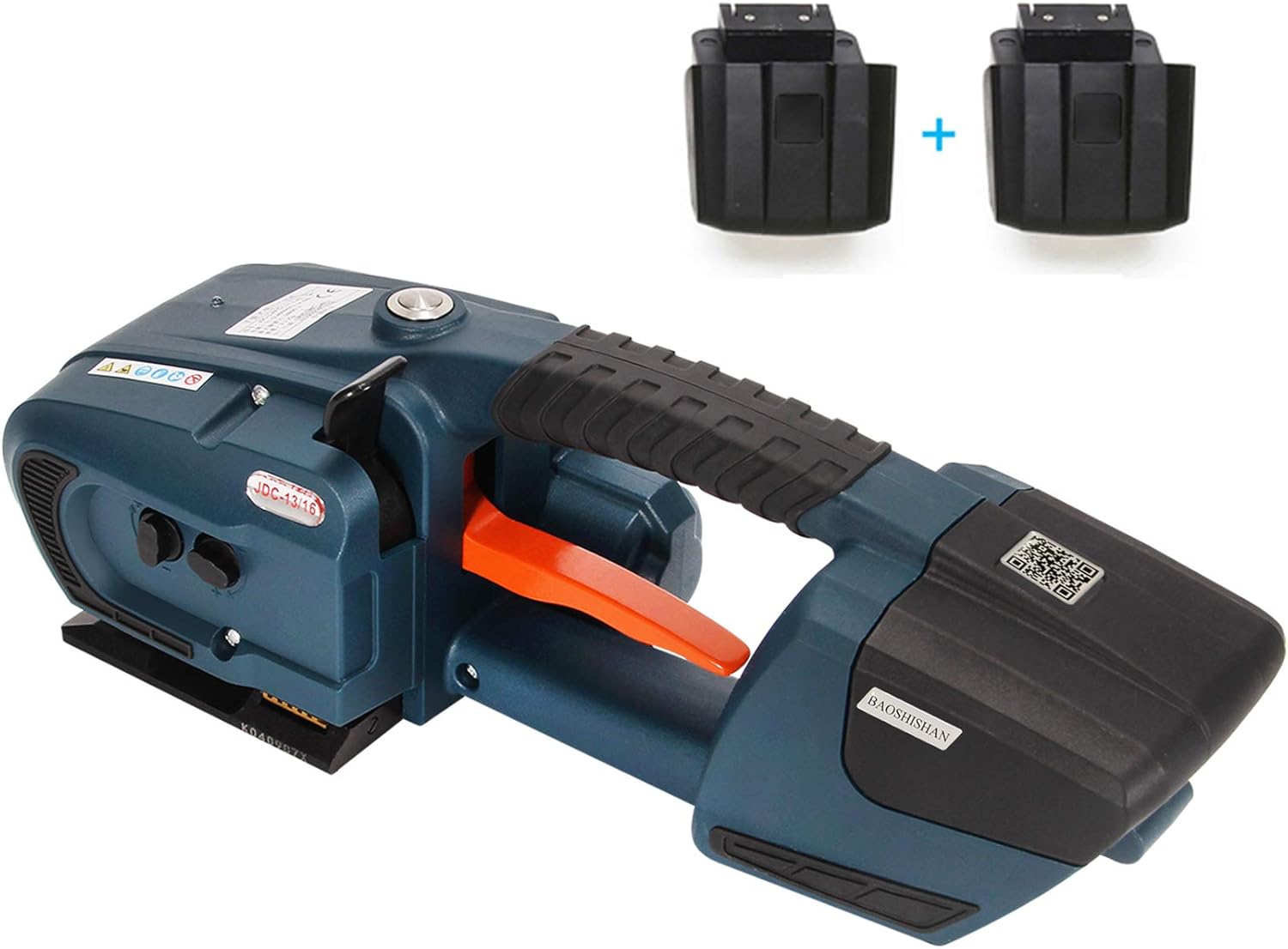 BAOSHISHAN Electric Strapping Machine for 1/25/8 inch PP/PET Strapping Roll 4000mAh Battery