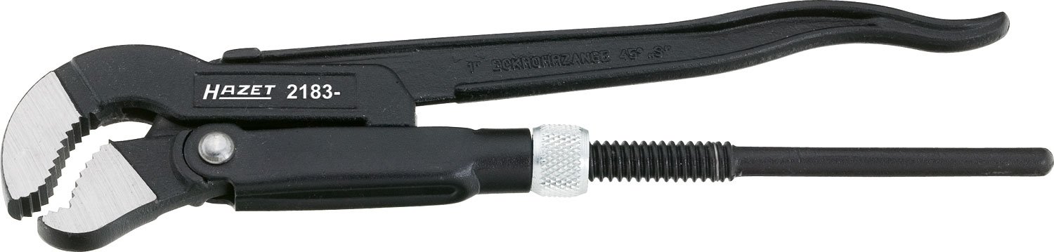 HAZET 2183-2 535 mm Swedish Pattern Polished Jaws Wrench - Powder Coated