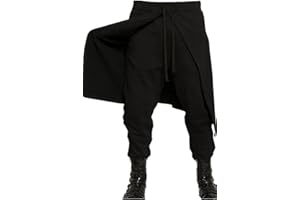 Vecborn Men Medieval Steampunk Pants Cosplay Costume Punk Pirate Victorian Renaissance Gothic Costume Trousers Pants