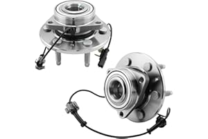 BETTHAND 515160 2Pcs Front Wheel Bearing and Hub Assembly 4WD Fit for 2014-2018 Chevy Silverado 1500, Suburban, Tahoe, 2015-2020 GMC Yukon XL, 14-18 Sierra 1500, Cadillac Escalade, XTS, w/ABS & 6-Lug