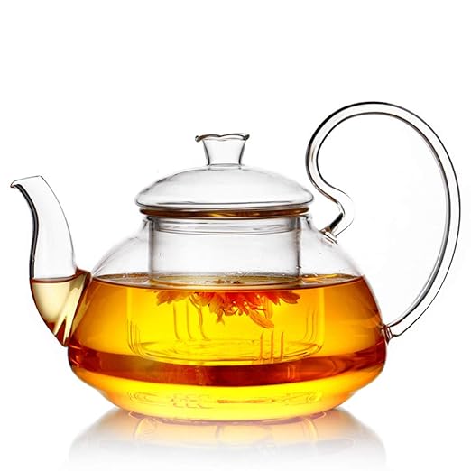 Yougernok Tetera De Vidrio 700Ml De Vidrio Resistente Al Calor ...
