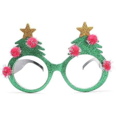 Weihnachten lustige Gläser Weihnachts Party Gläser Lustige Weihnachts Brillen Rahmen Stützen Weihnachts Schmuck