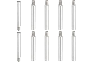 PATIKIL 10 Pcs M6x60+8mm Stainless Steel Standoff Extension Posts Screws,Metric Male Female Thread Adapters Spacer for PCB,Quadcopter Drone,Computer & Circuit Board Assortment Kit