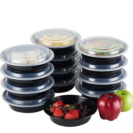 simplef irst 6 Unidades Redondas para Alimentos Comida Prep ...