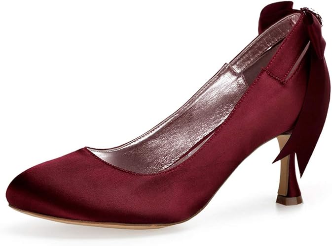 dark red wedding shoes