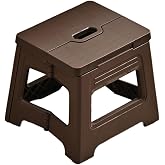 Non-Slip Plastic collapsible stool, Sturdy durable step stool foldable | Small Stool Space Saving, lightweight Outdoor portable stool for fishing camping picnic travel