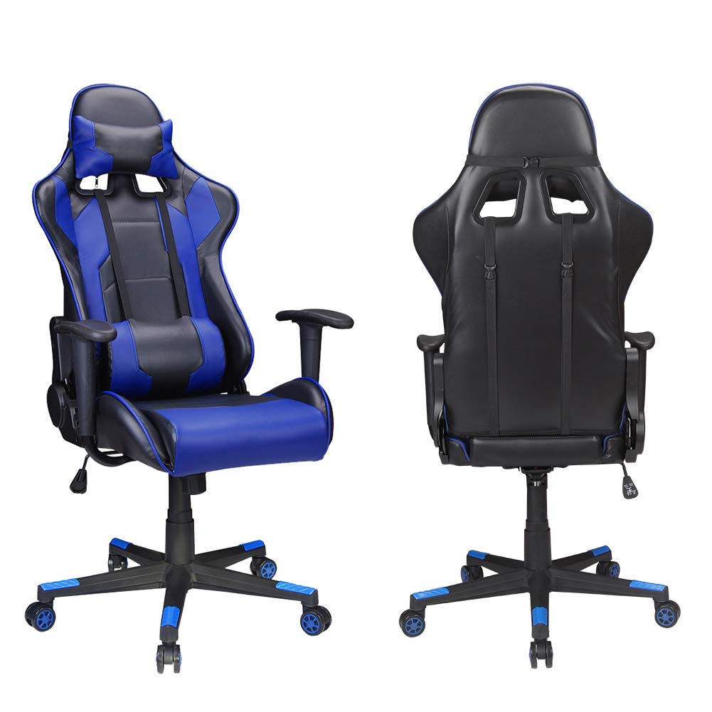 Polar Aurora Gaming Chair Racing Style High Back Pu Leather Office Chair Computer Desk Chair Executive Ergonomic Style Swivel Chair Headrest Lumbar Support Desk Chairs Office Products Queppelincom Polar Aurora Gaming Chair Racing Style High Back Pu Leather Office Chair Computer Desk Chair Executive Ergonomic Style Swivel Chair Headrest Lumbar Support Desk Chairs Office Products Queppelincom