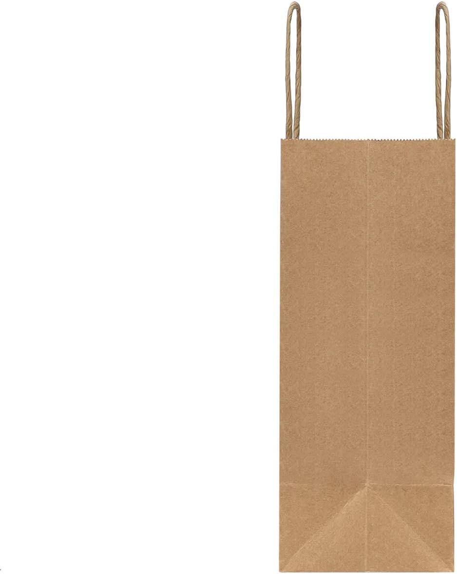 10pcs Kraft Paper Bags Hen Party Bags Bride Gift Birthday Bag with Braided Handle Shopping Tote Bag for Birthday Wedding Baby Shower Halloween Christmas Party Supplies Tote Bag - Image 4