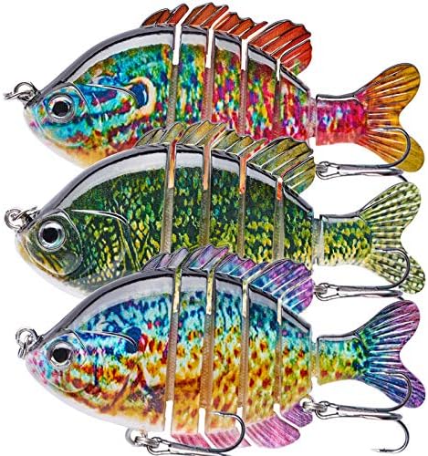 SHINETAO 3PCS Lifelike Multi Jointed Swimbaits For Bass Fishing - View #3