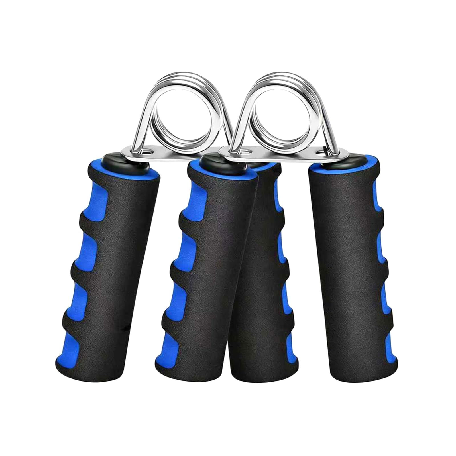 Esmartlife 2 Pack Hand Grip Strengthener Set,Finger Gripper, Hand Grippers - Soft Foam Hand Exerciser for Quickly Increasing Wrist Forearm and Finger Strength (Blue)