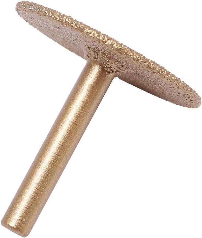 KATSU Tools Die Grinder Burr Diamond Router Bit 6mm Shank Grit 40# Circular 40x2, 6mm Circle 40x2 - Image 3