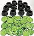 12 Mini Cauldron Kettles Cups + 24 Shamrock Coins - St. Patrick’s Day Favors and Decorations