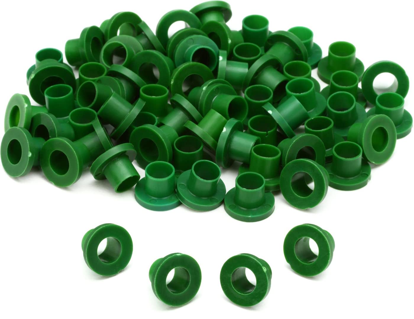 Danmar 100 Pack Nylon Tension Rod Washers - Green