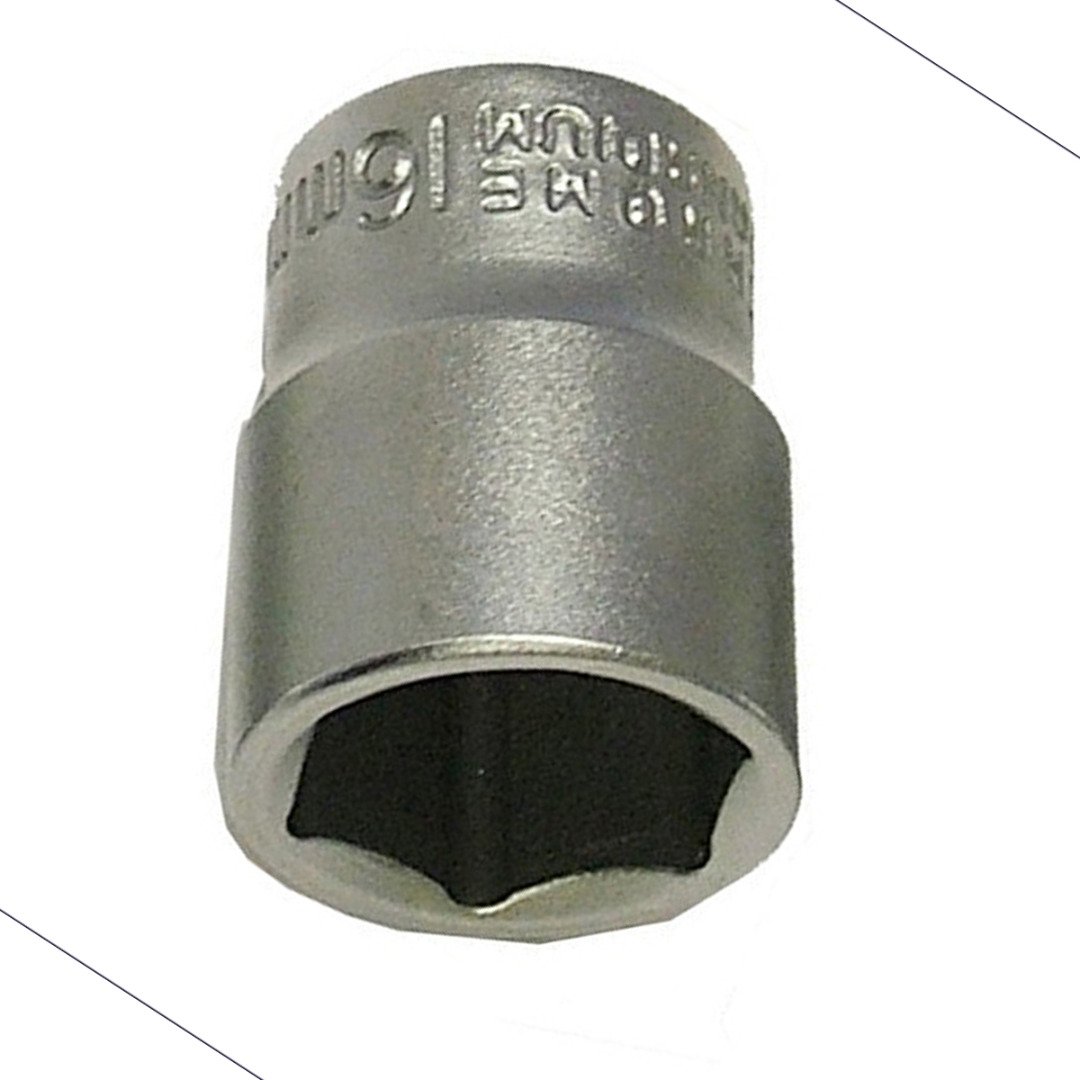 Faithfull SOC1221 21mm Hexagon Socket Chrome Vanadium 1/2-inch Drive