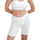 POSESHE Women's Boxer Briefs 8" Inseam, MicroModal Anti-Chafing Boyshorts Underwear S-5xl