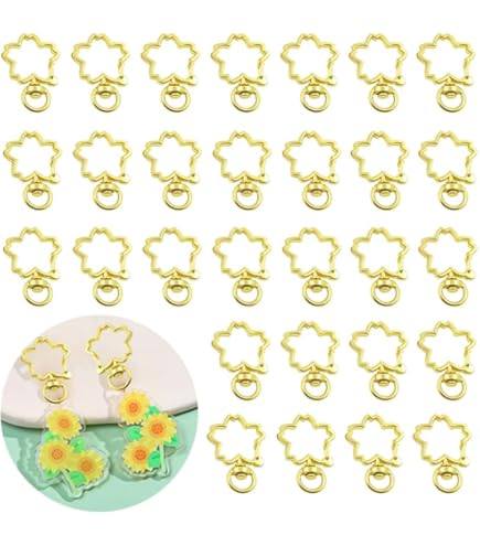 Amazon.com: 9mm Cherry Blossom Swivel Clasp Claw,Pink Swivel snap