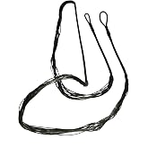KESHES Dacron Bow String Replacement for Archery Recurve Traditional &amp; Longbow Bows Bowstring - Sizes 12, 14, 16 Strands - Length Sizes 44-70 Inches, 2 Brass Nocks Included