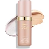COOWEST Color Changing Foundation for Mature Skin, 4-in-1 Light to Medium Shade-Adapting Skin Tint, Lightweight Hydrating Coverage Liquid Foundation Makeup, Smooth &amp; Blur Finish, 30ml (Natural)