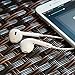 AY Cellular Wired earbuds earphones High Fidelity Sound Bass Work Out Sweat Proof Phones with Microphone for All Phones and Tablets with 3.5 mm Plug, White
