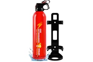 CERMUG Fire Extinguisher for Home, Car Fire Extinguisher with Mount, Portable Kitchen Fire Extinguisher for A, B, C, K Category, 620ml Water-Based Fire Extinguisher for Car Truck Boat Home Office (1 Pack)