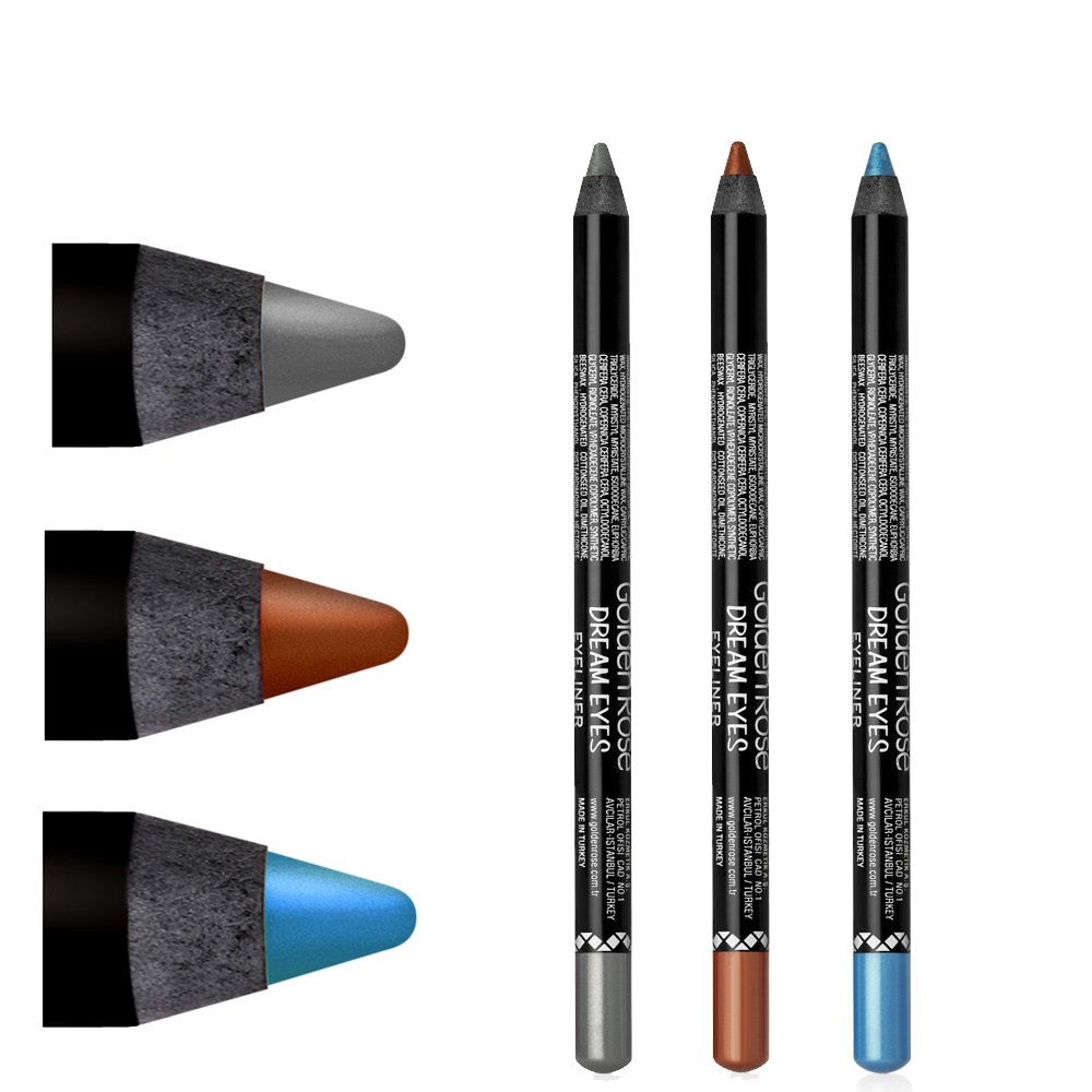 Long Wear Rich Pigment Dream Eyes Eyeliner Set of 4, for Blue Eyes