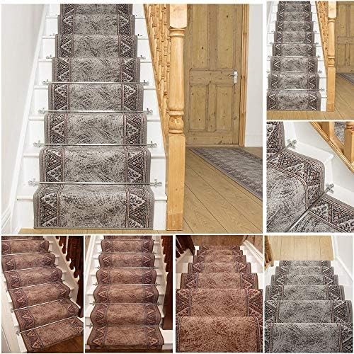 Eiger Stairs Carpet Runner | Any Size Between 450cm - 900cm | Brown or Grey