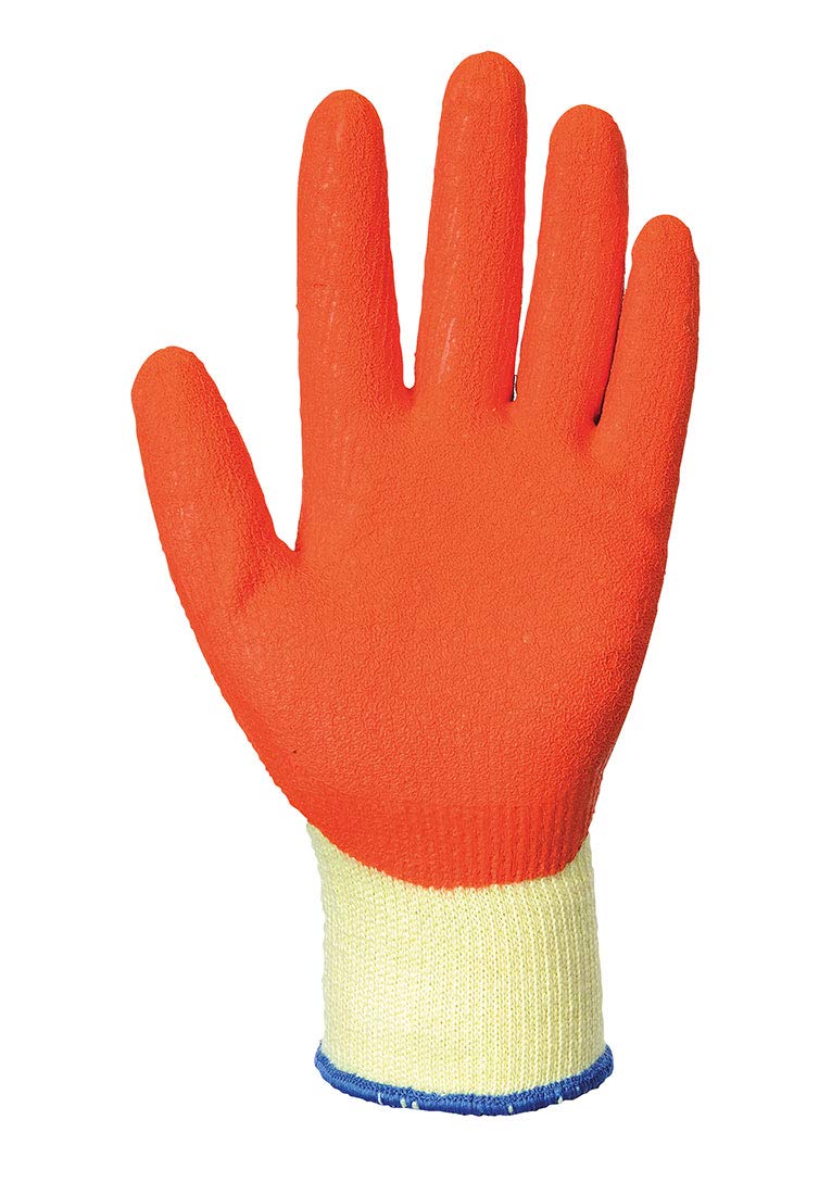 Portwest A100 Premium Resistant Grip Glove Latex Orange, X-Large, XL - Image 3