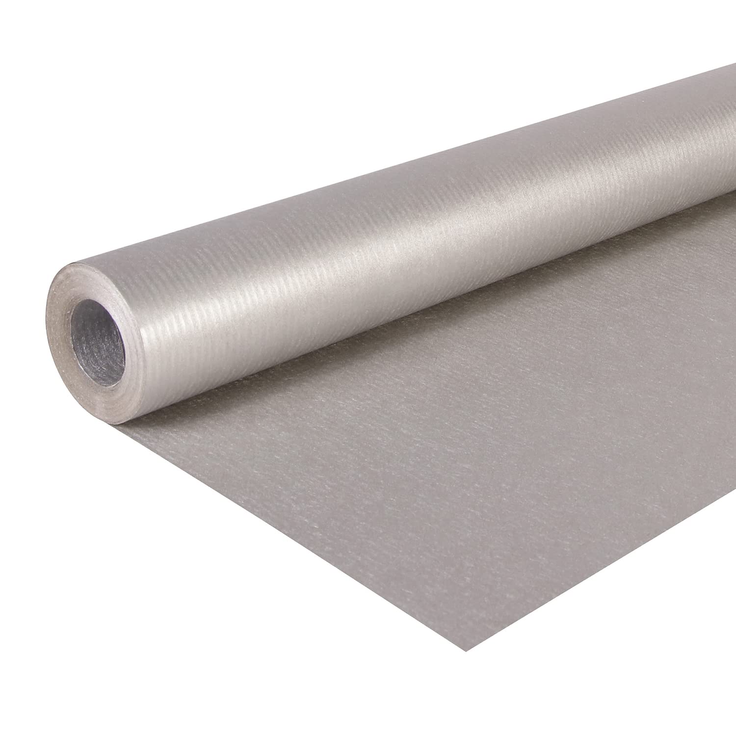 Clairefontaine 195775C - One Roll Kraft Laid Paper - Colour : Plain Silver - Dimensions : 10x0,70m - 65g - Gift wrapping - DIY - Crafts - Creative - Leisure