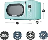 Hamilton Beach Retro Microwave 20L 700W Digital LED 8 Pre-sets Mint HB70H20M view 9