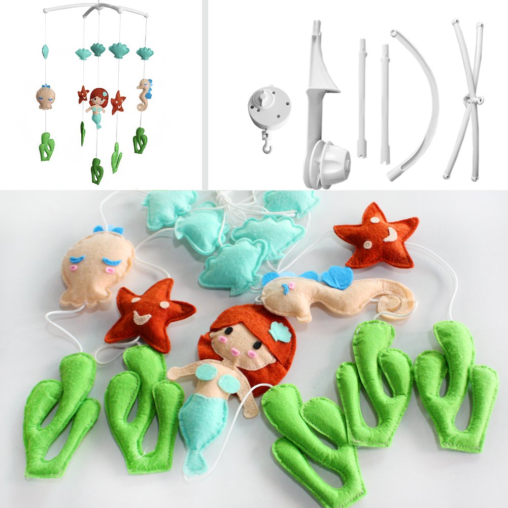 mermaid crib mobile