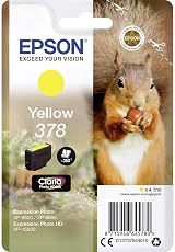Epson 378 Yellow Squirrel Genuine Claria Photo HD Ink Cartridge 360 Pages