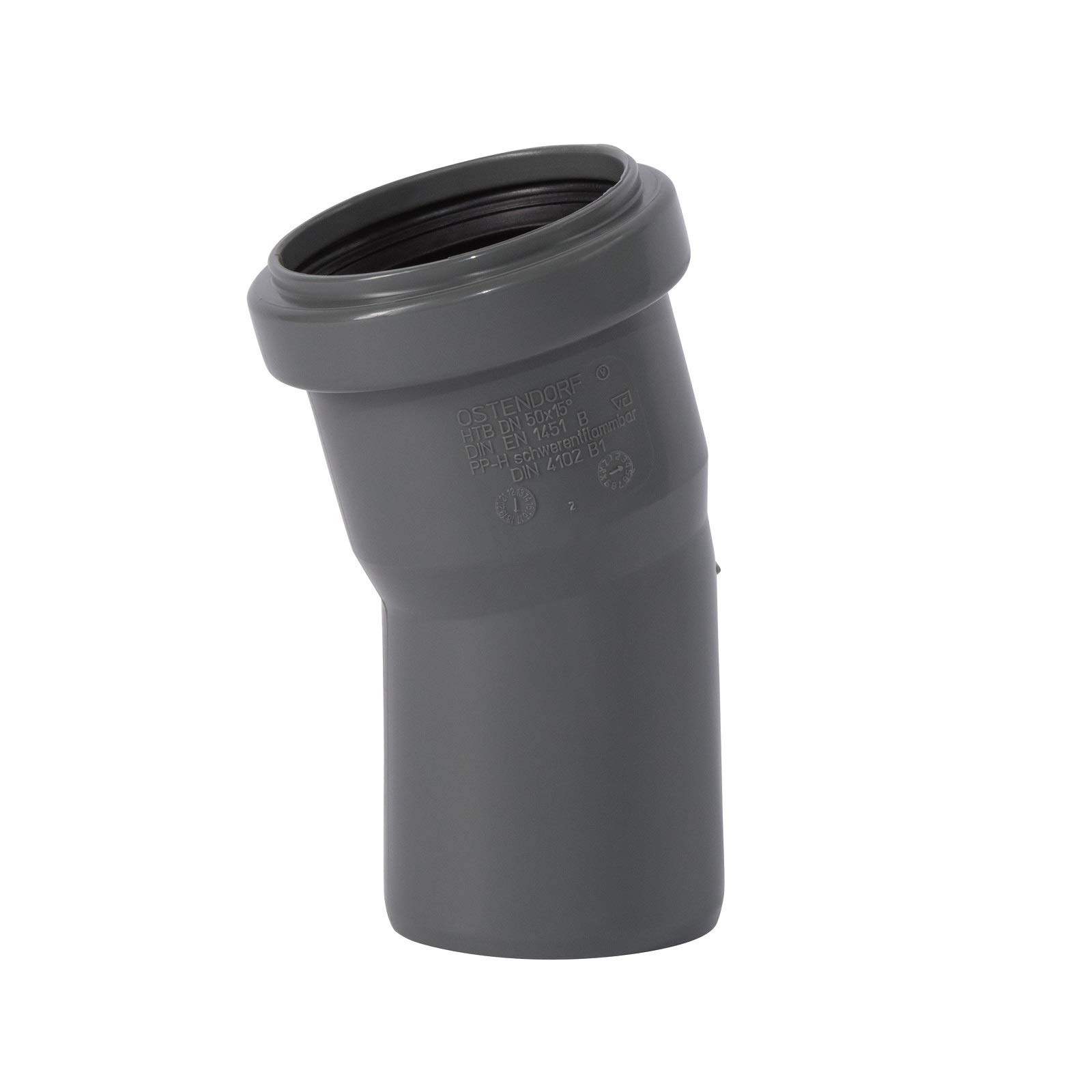 Ostendorf HTsafe Elbow 15 Degree DN 50 mm HT Pipe