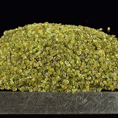 1/2 lb Natural Peridot Small Tumbled Rock Chips Crushed Peridot Gemstone Chips Stone Healing Reiki Crystal Jewelry Making Home Decoration