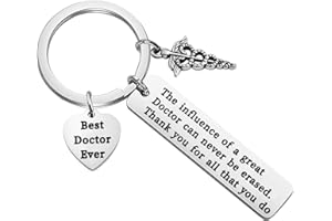 TGBJE Doctor Gift Thank You For All That You Do Keychain Best Doctor Ever Gift Appreciation Gift Medical Gift
