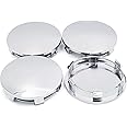 Rhinotuning 83mm(3.27in)/76.4mm(3in) Chrome Silver ABS Car Wheel Center Hub Caps Replace #88963143#9595891#9595759#9596403#19333200 Suburban 2001-2017 4pcs