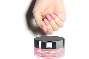 Nailboo PREMIUM (Warm Pink) Sunday Brunch Nail Dip Powder DIY Nails Dip Powder Long-Lasting Dip Nails Nail Dip Strengthener No UV Lamp Needed, For use with Nailboo Essential Liquids .5 oz.