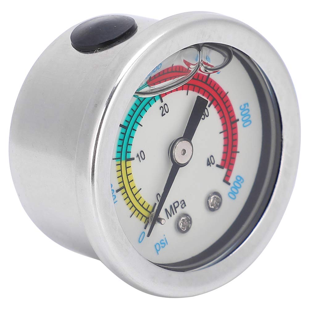 VGEBY Pressure Gauge, Air Pump Pressure Gauge 40MPA 6000psi Oil Filling Diving Rebreather Equippment Manometer Diving Water Sports