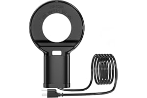 ORQEMG 500W Chicken Water Heater with Thermostat,Cast Aluminum Submersible Bird Bath De-Icer for Plastic/Metal Poultry,Power Cord 9.8 Ft,Black