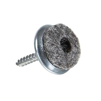 Eisen vernickelt Möbel-Gleiter inkl ø 28 mm Bit gratis SBS Filzgleiter