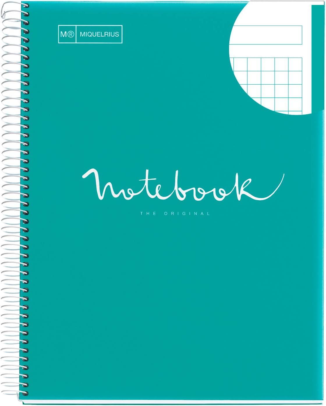 Miquelrius, Notebook Emotions, 1 Color Strip, A4 Plastic, 80 Sheets 5 mm, Paper 90 g, 4 Drills - Image 3