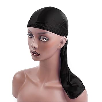 Amazon Com Fashion Women And Men Silky Bandannas Durags Hair