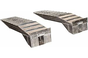 DOGNNAK Titan Ramps Heavy Duty Aluminum Semi Truck Riser Ramp 20,000 LB Capacity