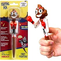 Amazon.com: Kamhi World Farting Poop Pen with Punching Arms ...