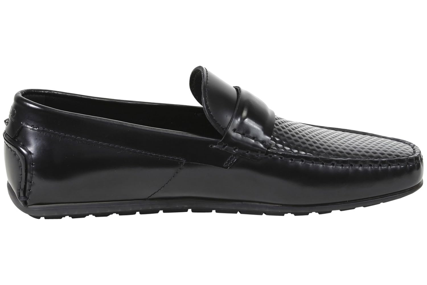Hugo Boss Mens Dandy Embossed Loafers 