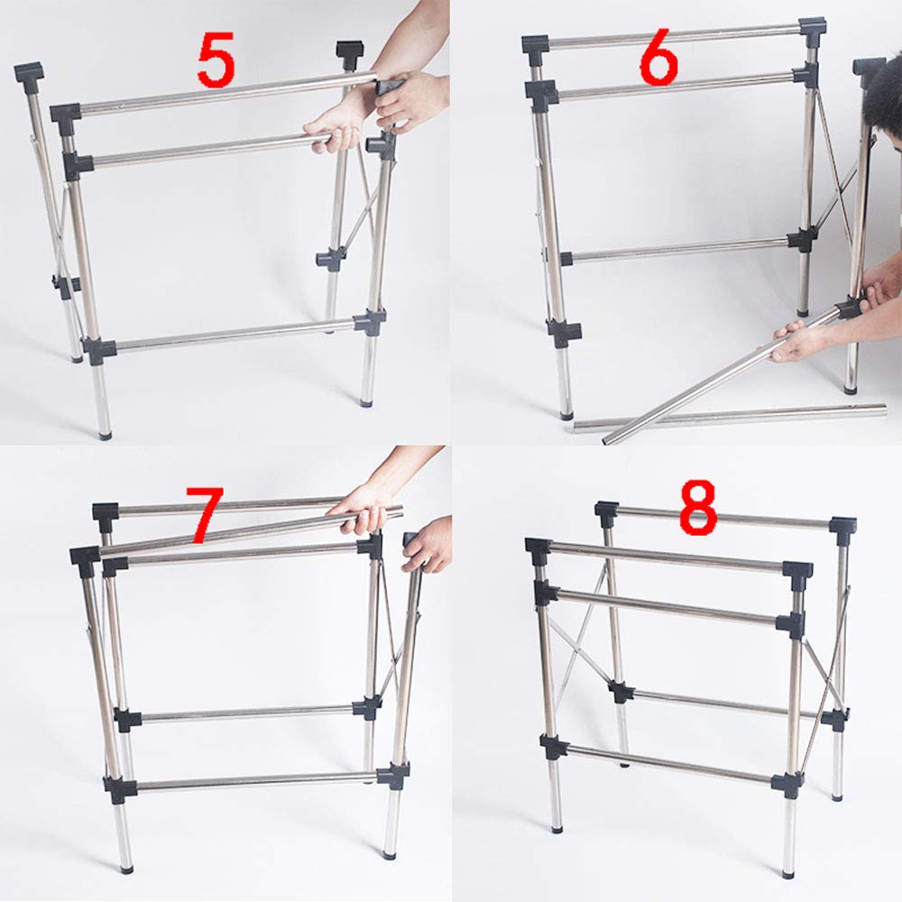 HomeLava Moderne Mobile Spültisch Edelstahl Campingküche Spüle