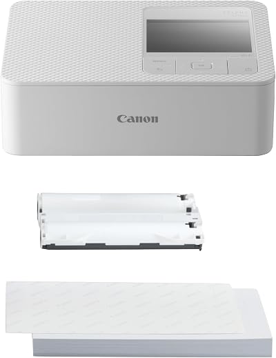 Canon SELPHY CP1500 Portable Photo Printer White Bluetooth Wireless 54 Sheets