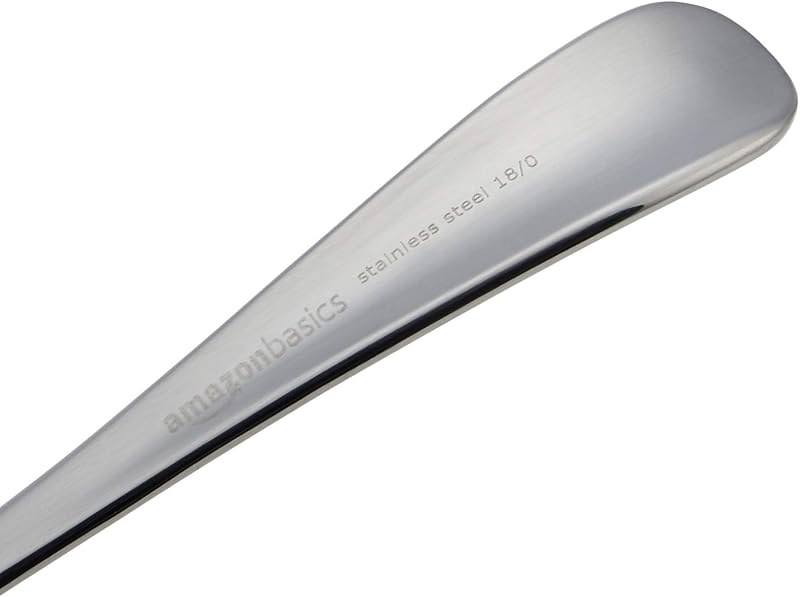 Cucharilla de café de acero inoxidable con borde redondo, 13,3 cm, paquete de 12