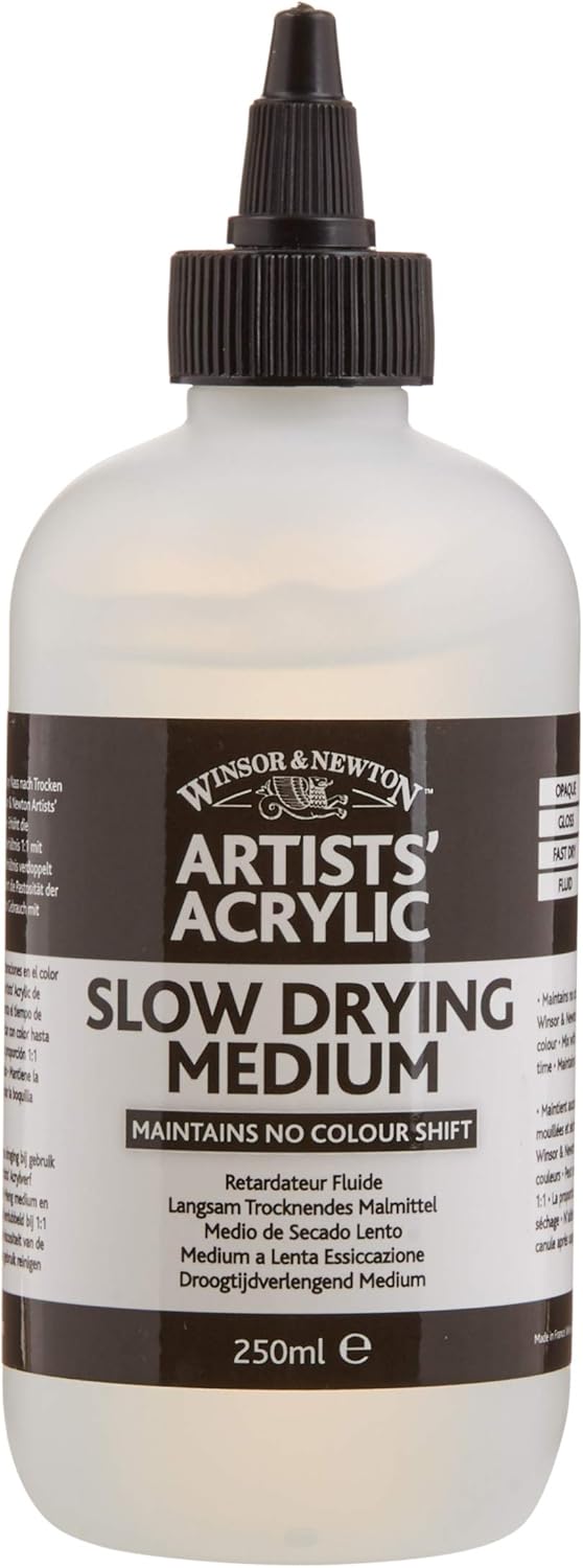 Winsor & Newton 3040932 Slow Drying Medium Acrylic Drying Retardant