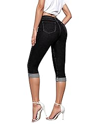 Hybrid & Company Women's Stretchy Slim Fit Denim