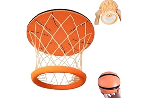Hanging Indoor Basketball Hoop, Portable Ceiling Indoor Mini Basketball, Funny Wall Mount Sports Bedroom & Outdoor Play Game 